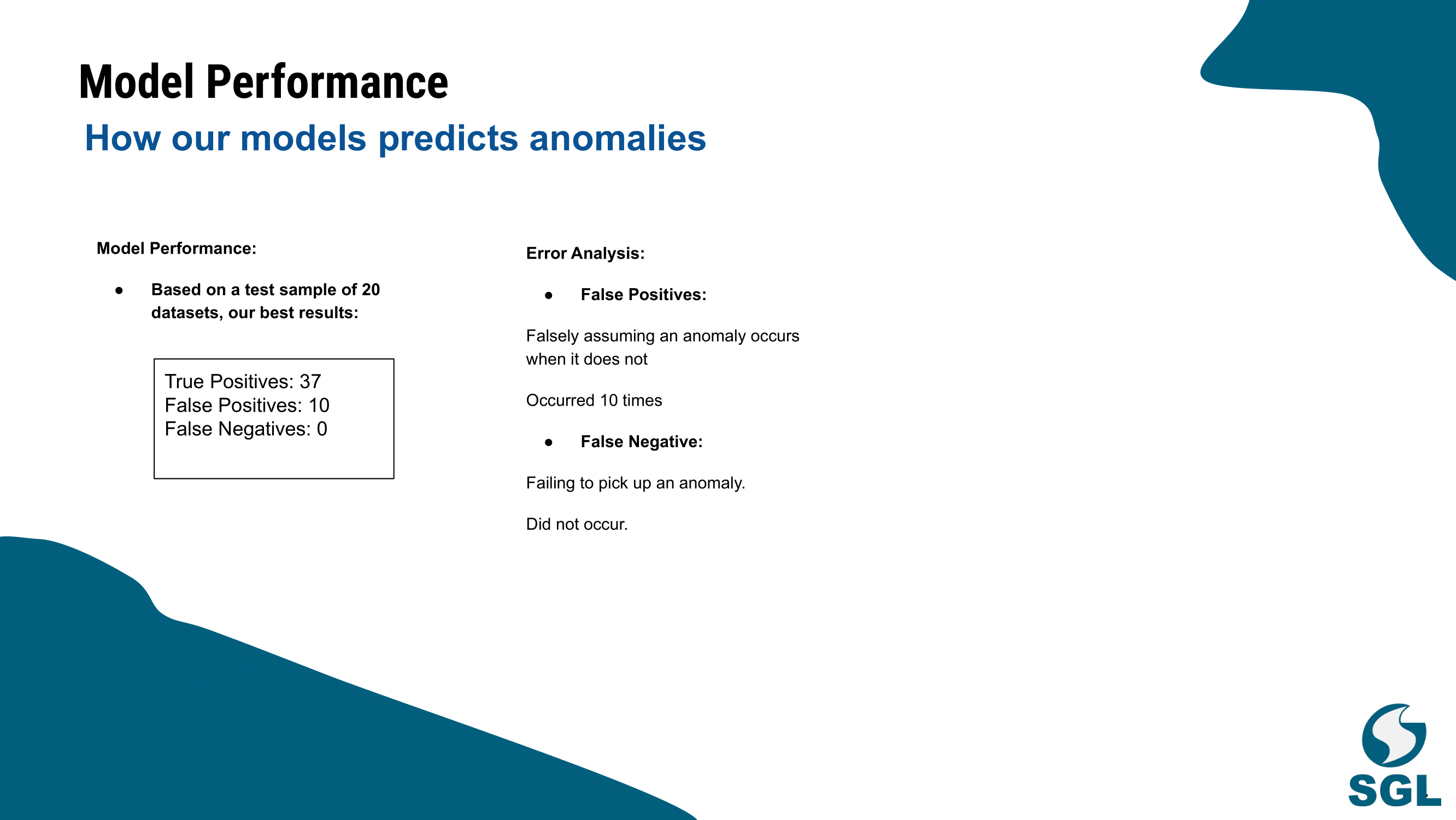 Model Results Part 1